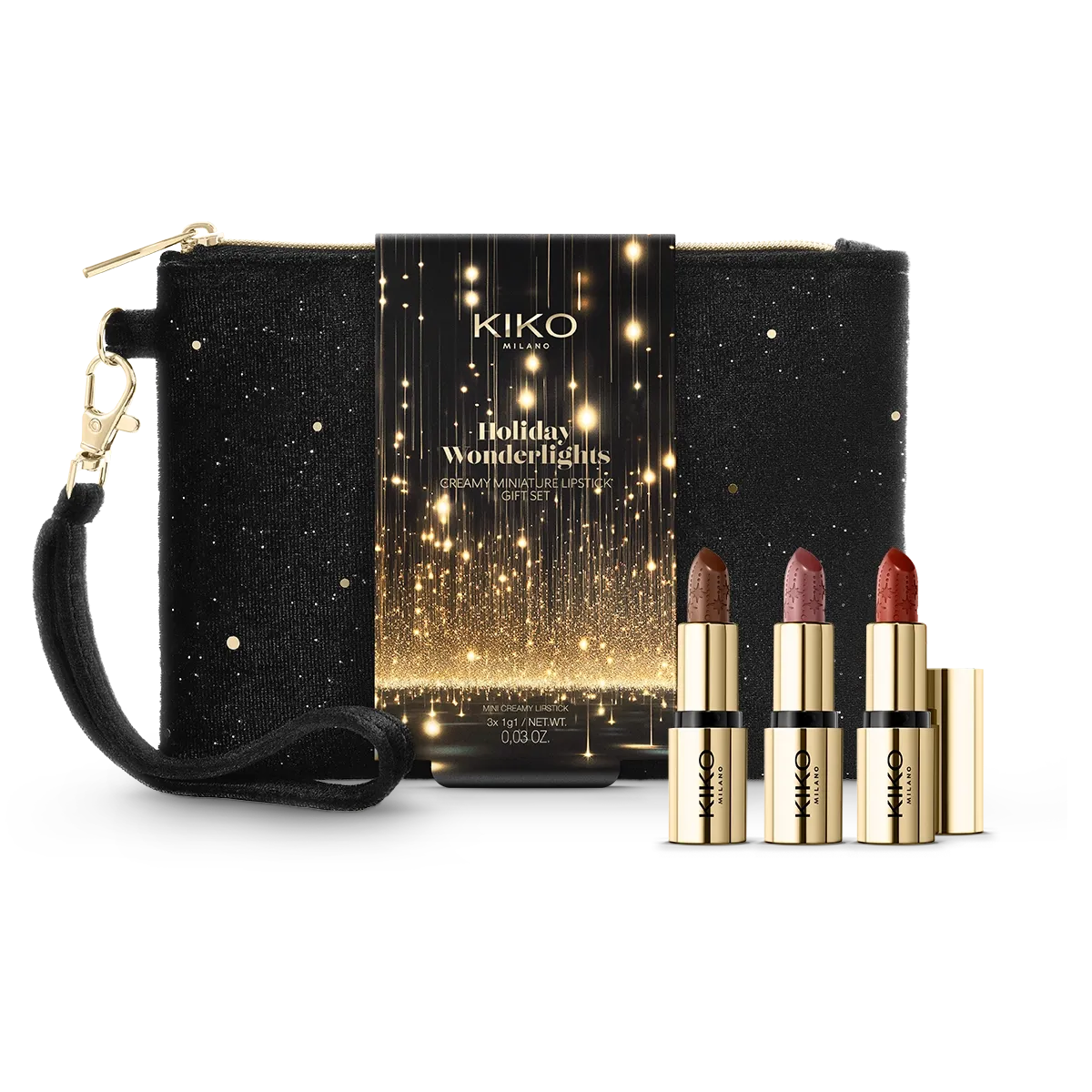 Holiday wonderlights creamy miniature lipstick gift set