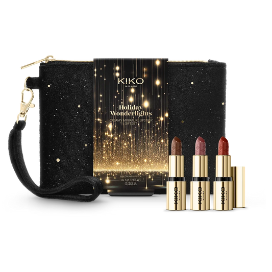 Holiday wonderlights creamy miniature lipstick gift set